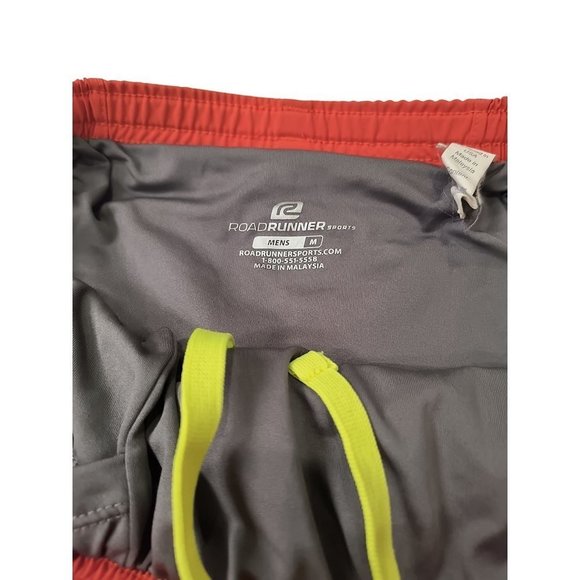 Road Runner Sports‎ Running Shorts Men's Medium Orange Phone pocket - Picture 4 of 7